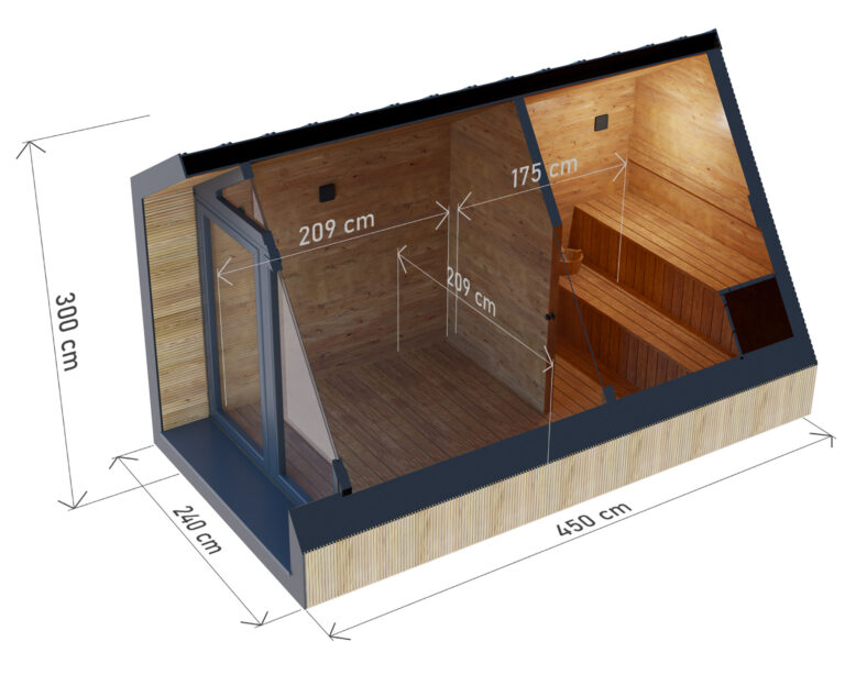 Domek Saunowy Premium X M Domki Sauny