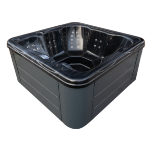 Wanna SPA 220x220 czarna kompozyt - AURA