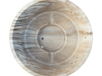 Wanna - jasny marmur (okrągły kształt) zrzut niecki