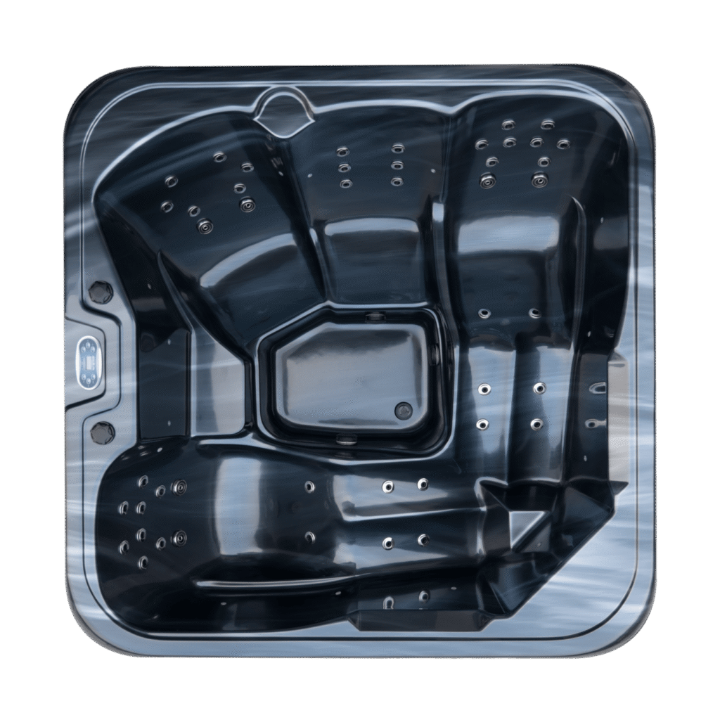 Wanna - ciemny marmur zrzut niecki